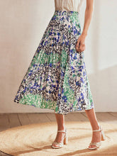 MOTF Classy MIXED PRINT PAPERBAG WAIST PLEATED SKIRT